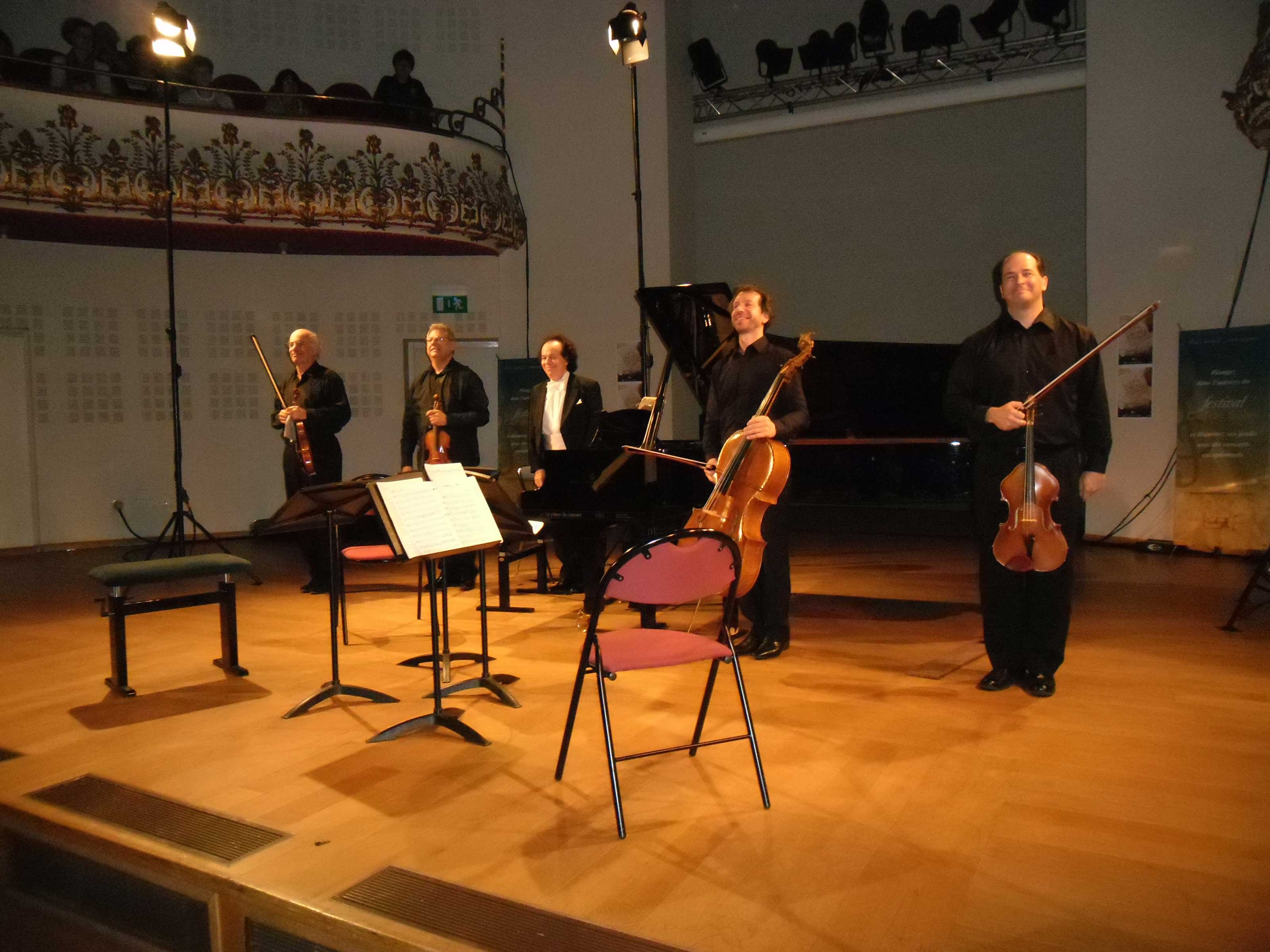 Fine Arts Quartet et Cyprien Katsaris au Festival Clef de Soleil