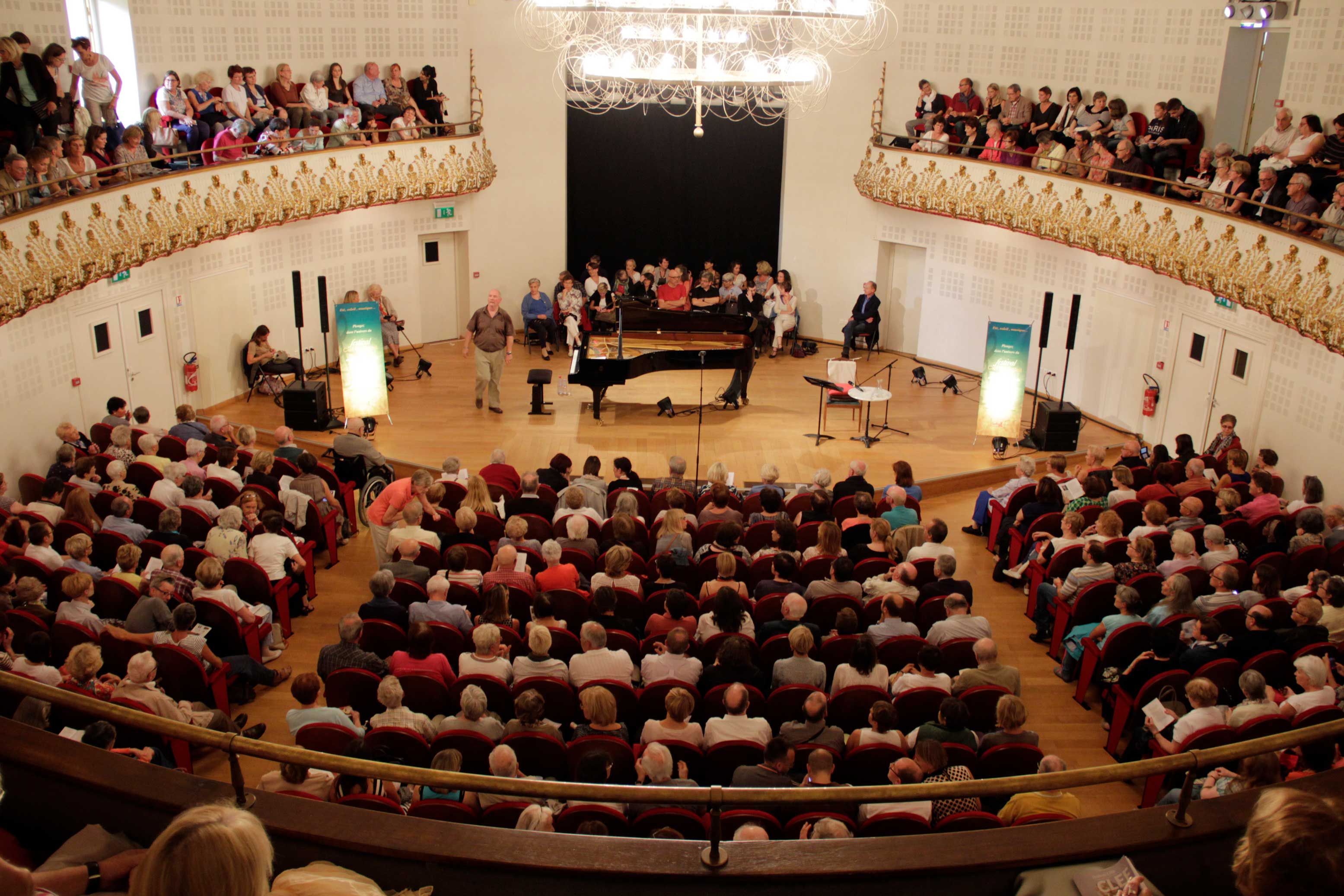 Salle du conservatoire de Lille lors d'un concert du Festival Clef de Soleil